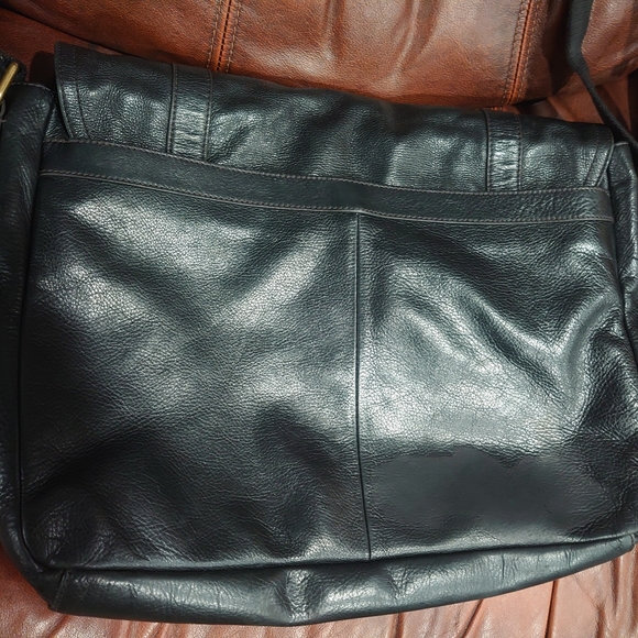 Fossil Travis mens Leather Messenger Bag - Picture 8 of 12